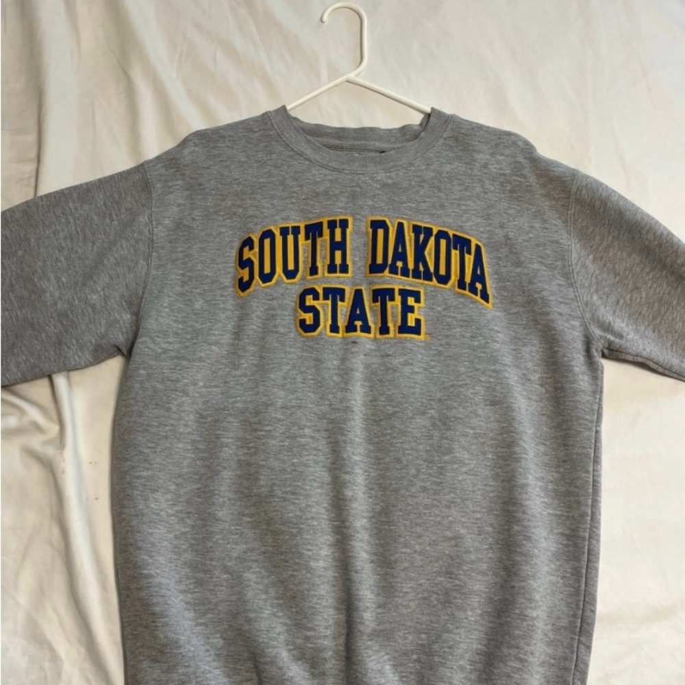 Gray South Dakota State Men's Sweater